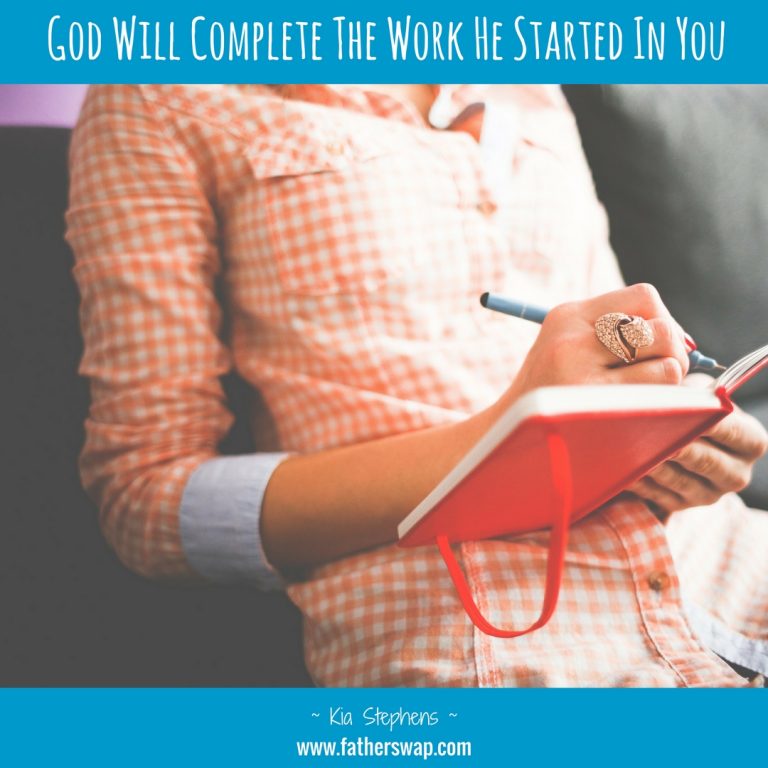 God Will Complete the Work He Started In You